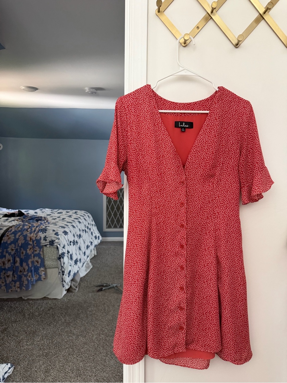 Lulu’s Rust Colored Dress, Size Small